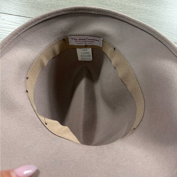 The Hat Company by Filippo Catarzi Tan Wool Hat - Picture 5 of 6